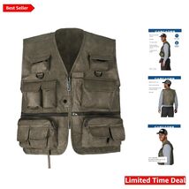 XX-Large Men's Cascades Classic50 Fishing Vest - Breathable, Multi-Pocke... - $93.01
