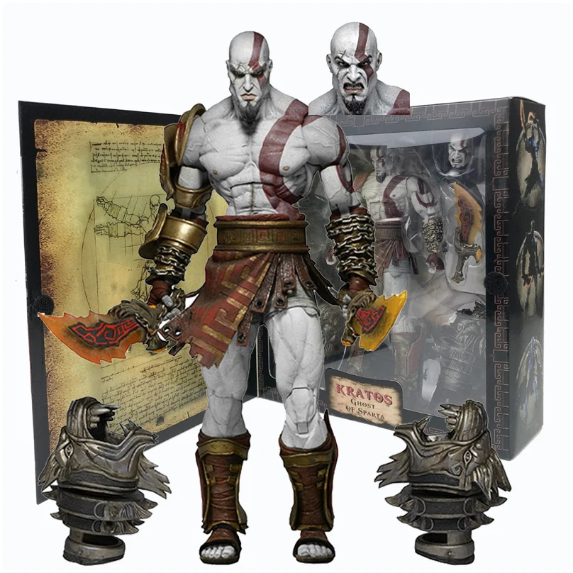 Ltimate edition ghost of sparta kratos action figure neca god of war 3 cratos model toy thumb200