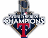 Texas Rangers 2023 Champions WS  Precision Cut Decal - $3.46+