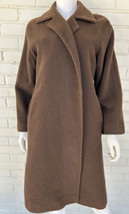 Vintage Fleurette Coat Brown Cashmere Wool Women’s Size Medium (10) - £110.85 GBP