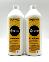 Matrix Coil Color 20 Volume Oil-Cream Developer 32 oz-2 Pack - £25.54 GBP