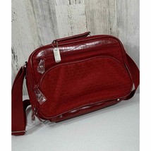 Avon Red Travel Case Bag Cosmetic Makeup Toiletries - £17.50 GBP