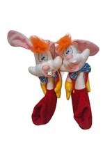 Vintage 1988 Who Framed ROGER RABBIT Slippers Children&#39;s Size Small/Medi... - £35.08 GBP