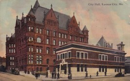 City Hall Kansas City Missouri MO 1912 to Stark KS Postcard B13 - £2.39 GBP