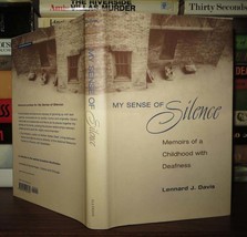Davis, Lennard J. MY SENSE OF SILENCE Memoirs of a Childhood with Deafness 1st E - £37.46 GBP