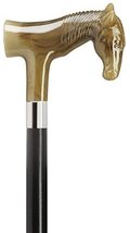 Fritz Handle Horse Head Cane Walking Stick (Simulated Horn) - £68.72 GBP