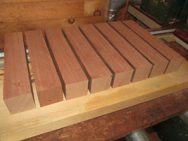 8 Kd Exotic African Mahogany Turning Lathe Wood Blank Lumber 2 X 2 X 11&quot; - £31.61 GBP