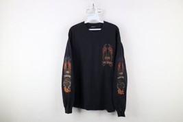 Vtg Y2K Harley Davidson Mens L 105th Anniversary Fire Flames Long Sleeve T-Shirt - £95.69 GBP