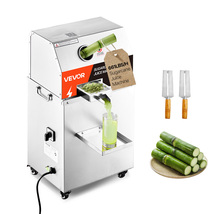 VEVOR Sugar Cane Juicer，3 Stainless Steel Rollers，Extractor Squeezer on ... - $478.99