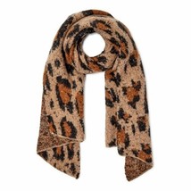 Time And Tru Women&#39;s Blanket Scarf Cheetah Print  21.5X 73.5 Inches NEW - £13.97 GBP