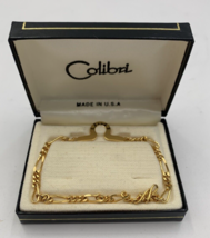 Unisex Gold Plated Bracelet From Colibri Usa 8-1/2&quot; - £10.61 GBP