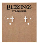 Cross Stud Earrings, New #AB-073 - $12.00