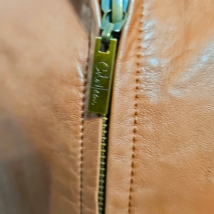 Cole Haan Women's Wing Collar  100% Lambskin Jacket sz 10 image 5