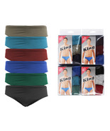 Men&#39;s Cotton Blend 12-Pack No Fly Solid Bikini Briefs Underwear - $40.90 CAD