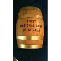 First National Bank Of Nevada Promo Barrel - £14.80 GBP