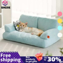 Luxury Fur Summertime Pet Cat Nest Sofa - Modern Puppy Small Animal Kitt... - £90.49 GBP+