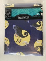 NEW Disney Vinyl Tablecloth The Nightmare Before Christmas 70” in Round Purple - £8.59 GBP