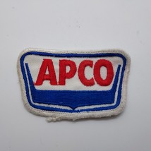 Vintage APCO Gas and Oil Service Station Uniform Jacket 3.25&quot;x2&quot; Patch - £15.37 GBP