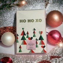 Kate Spade Notepad Ho Ho XO Christmas Trees red and green 100 Pages NEW - £19.88 GBP