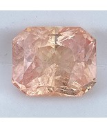 Peach Sapphire 100% Natural Unheated 9.03 Cts Radiant Loose Gemstone Jewels - £3,299.52 GBP