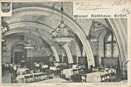 Wien Vienna Austria~Wiener Rathhaus KELLER~1900 Postcard - £6.20 GBP