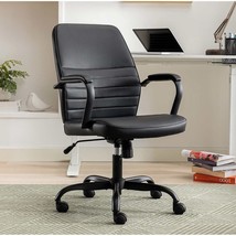 Office Desk Computer Reclining Cushioned Home Modern Task Work Comfy Chair New ~ - £115.87 GBP