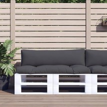  Pallet Cushion Set of 2 Anthracite 100% Polyester - $148.99