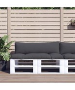  Pallet Cushion Set of 2 Anthracite 100% Polyester - $148.99