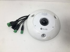 Alibi ALI-NS1006VRP 6MP Vandalproof 360 Panoramic 50’ IR IP Fisheye Camera AS-IS - £37.25 GBP