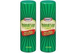 Kraft 100% Grated Parmesan Cheese (Pack of 2) 3 oz Bottles - £10.15 GBP
