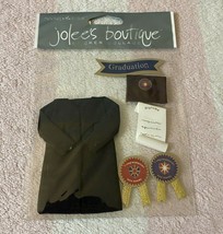 Stickopotamus Jolee&#39;s Boutique Graduation Gown Diploma Medals Scrapbook Stickers - £1.56 GBP
