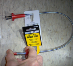 MAGneTiC claW FLeXiBLe 24" PICK uP TooL Magnetized Grabber reach Spring ... - $24.16