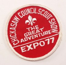 RED 1977 Expo Great Adventure Chickasaw Council Boy Scouts of America BS... - $10.52