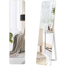 Modern Freestanding Full Length Floor Mirror with Stand or Wall Mounted - $321.78 CAD