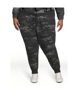 Athletic Works 2XL Black Gray Camo Women's Soft Jogger SweatPants 2X XXL... - $9.50