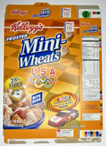 2005 Empty Frosted Mini-Wheats NASCAR 19OZ Cereal Box SKU U200/344 - $18.99