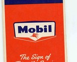 Mobil Miracle Fold Road Map of Wisconsin 1956 - $11.88