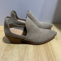 Chinese Laundry LA Women’s Sz 7 Booties Boots Biege/tan Suede Low Ankle - $22.58
