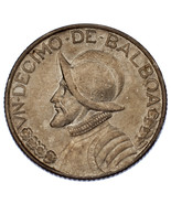 1930 Panamá 1/10 Balboa Moneda de Plata En Au Estado Km#10.1 - $60.05 CAD