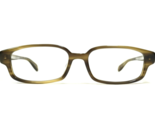 Oliver Peoples Eyeglasses Frames Danver OT Brown Horn Rectangular 52-17-140 - £59.06 GBP