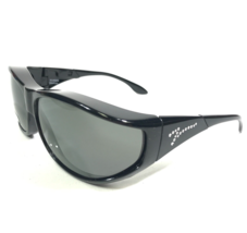 Live Eyewear Fit Over Sunglasses WJ402G Medium Black Square with Gray Lenses - £29.33 GBP