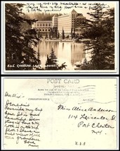 1920s CANADA RPPC Postcard - Chateau Lake Louise M10 - £2.36 GBP