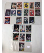 22 CARD LOT VINTAGE BASEBALL STARS GWYNN JORDAN RIPKEN RYAN BOGGS McGUIR... - £12.76 GBP