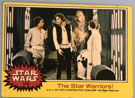 Vintage Star Wars Trading Card Yellow 1977 #178 Star Warriors Han Solo Chewbac - £3.15 GBP
