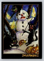 Matthew Kirscht Trading Card Shiverbones Jol Black Cat Fire to Snowman no 40 MK - £6.28 GBP