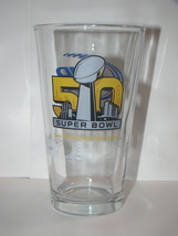 Super Bowl 50 - San Francisco Bay Area - Bud Light - Pint Glass (16oz) - £40.21 GBP