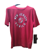 New Jersey Devils Fanatics NHL Tee – Red Men&#39;s Large, Vintage Sports Shirt - $360.56 MXN