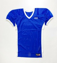 Under Armour Game Stock Hammer Football Jersey Men&#39;s S M L XL Blue White - $18.49