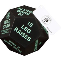 Exercise Dice For Fitness, Gym Workouts, Wod, Home Bodyweight Hiit, And Adult Sp - £30.01 GBP