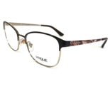 Vogue Brille Rahmen VO 4072 997 Brown Gold Cat Eye Voll Felge 54-18-140 - $55.57